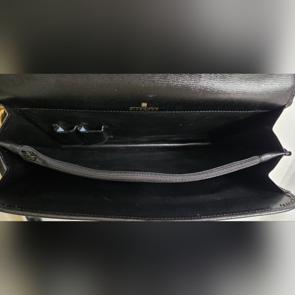 EUC Vintage Givenchy Gentleman Leather Unisex Clutch w/COA - Picture 8 of 11